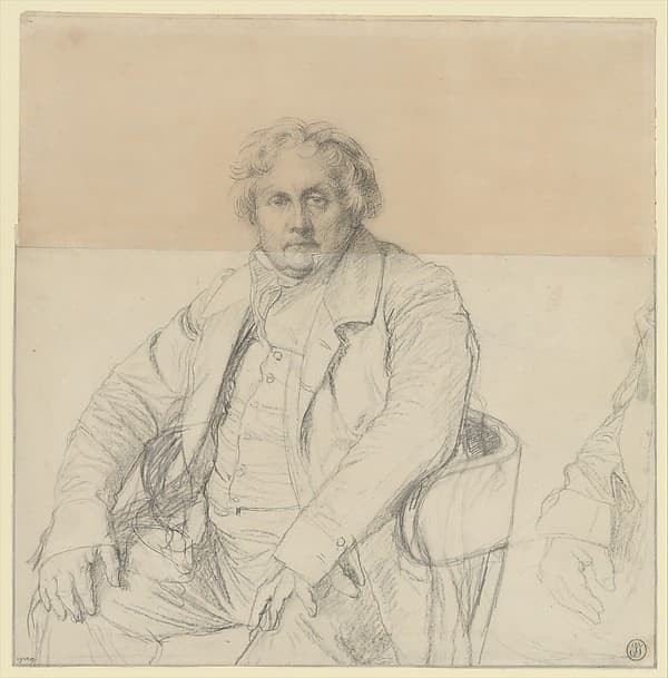 Study for the Portrait of Louis-François Bertin (1766-1841)