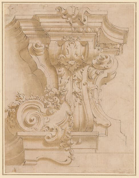 Design for a plasterwork bracket