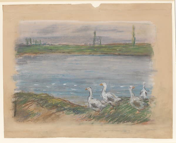 Four Geese by the River