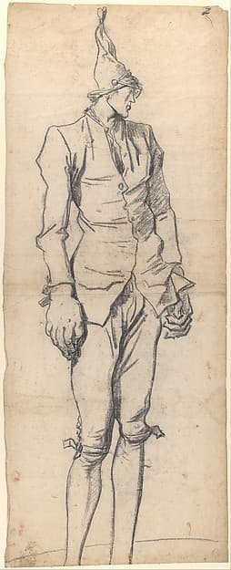 Caricature of the Painter Pierre-Charles Jombert