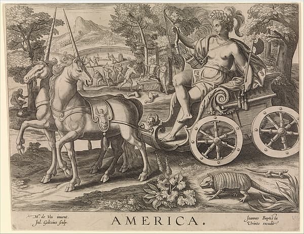 Allegory of America, from The Four Continents