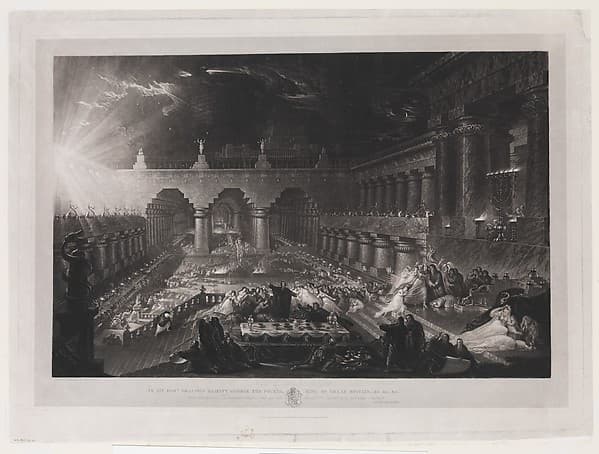 Belshazzar's Feast (First Plate)