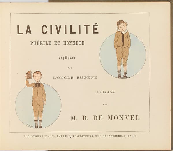 La Civilité Puérile et Honnête expliquée par l'Oncle Eugène