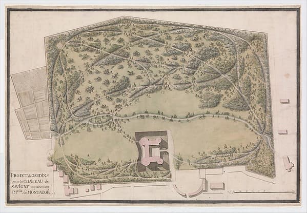 Design for the Gardens of the Château de Savigny-lès-Beaune