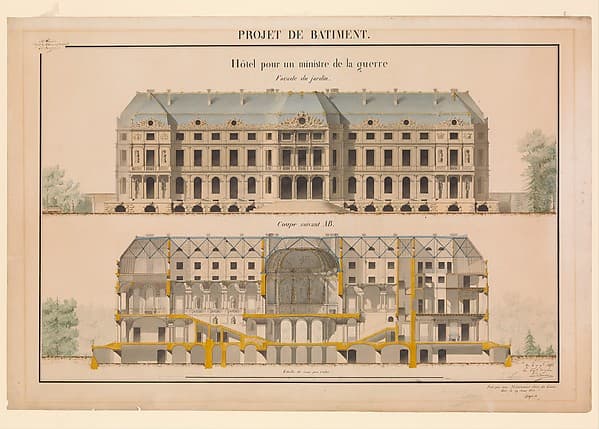 Project for a Headquarters of a War Ministry