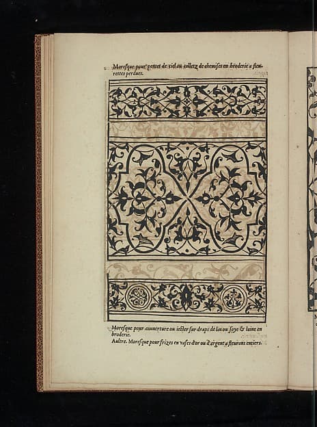 Livre de Moresques, page 2 (verso)