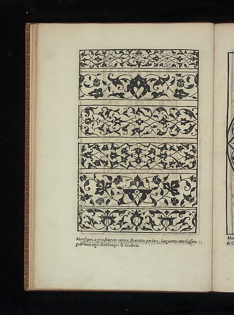 Livre de Moresques, page 3 (verso)