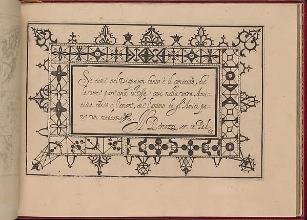 Ghirlanda: Di sei vaghi fiori scielti da piu famosi Giardini d'Italia, page 25 (recto)