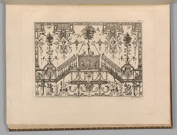 Plate from Ornament Designs Invented by J. Berain (page 65)