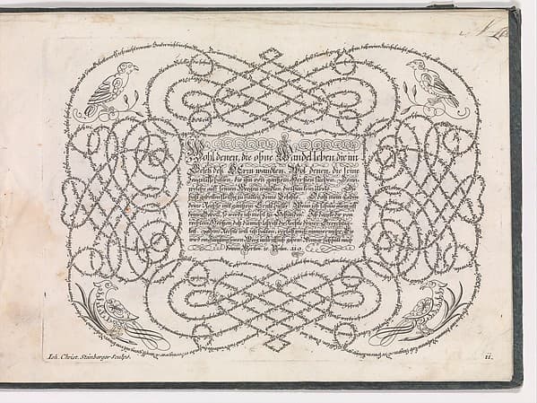 Vorschrifft Teütsch-Lateinisch-und Frantzöischer Schrifften (Examples of German, Latin and French Scripts)