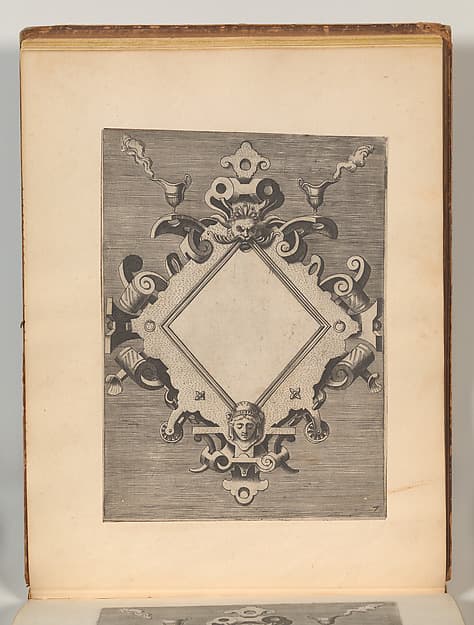 Targhe ed altri ornati di varie e capricciose invenzioni (Cartouches and other ornaments of various and capricious invention, page 23)