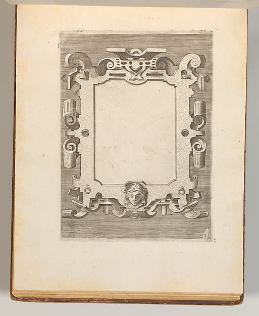 Targhe ed altri ornati di varie e capricciose invenzioni (Cartouches and other ornaments of various and capricious invention, page 27)