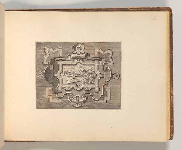 Series of Cartouches, in: Targhe ed altri ornati di varie e capricciose invenzioni (Cartouches and other ornaments of various and capricious invention, page 46)