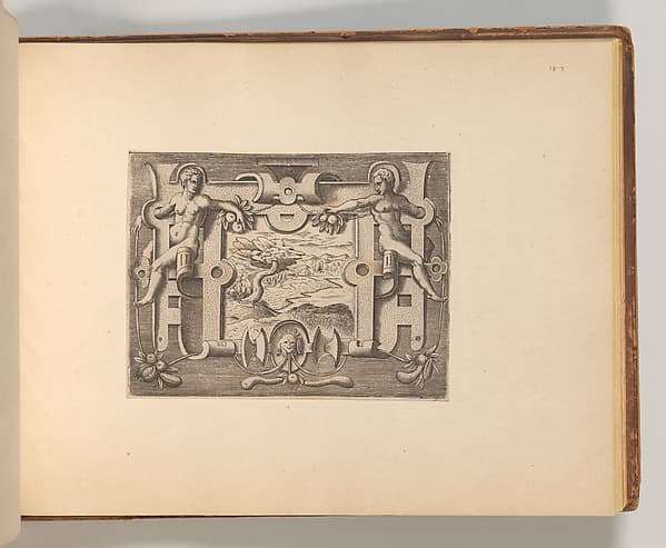 Series of Cartouches, in: Targhe ed altri ornati di varie e capricciose invenzioni (Cartouches and other ornaments of various and capricious invention, page 48)