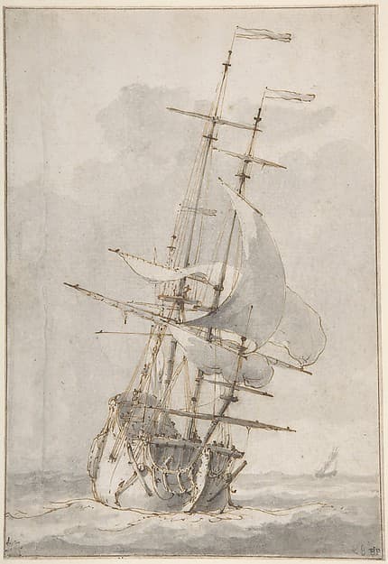 A Ship at Sea