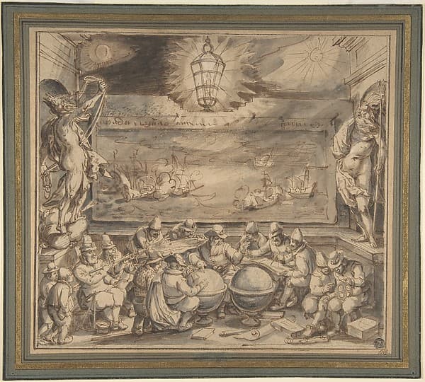 Petrus Plancius Instructing Students in the Science of Navigation