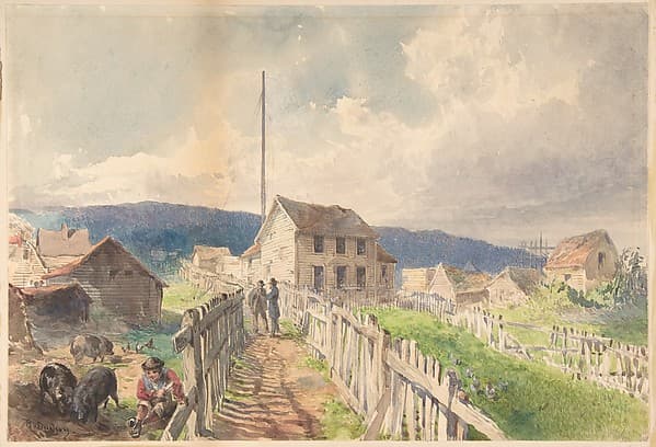 First Telegraph House at Heart's Content, Newfoundland, 1866