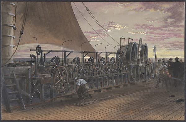 The Paying-out Machinery in the Stern of the Great Eastern