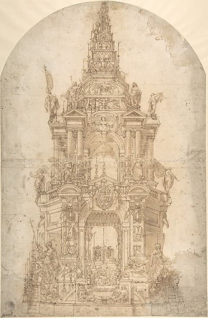 Design for the Catafalque of a Prince