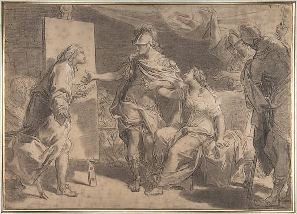 Alexander the Great Offering His Concubine Campaspe to the Painter Apelles