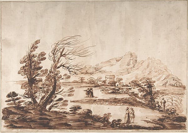 Landscape with Six Figures