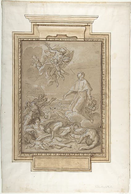 Saint Rosalia Interceding for Victims of the Plague in Palestrina