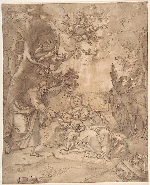 Rest on the Flight to Egypt