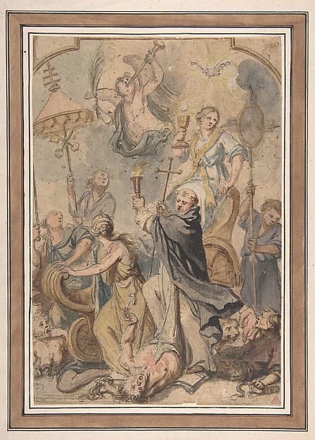 An Allegory of the Triumph over Heresy, with St. Domenic to the Fore