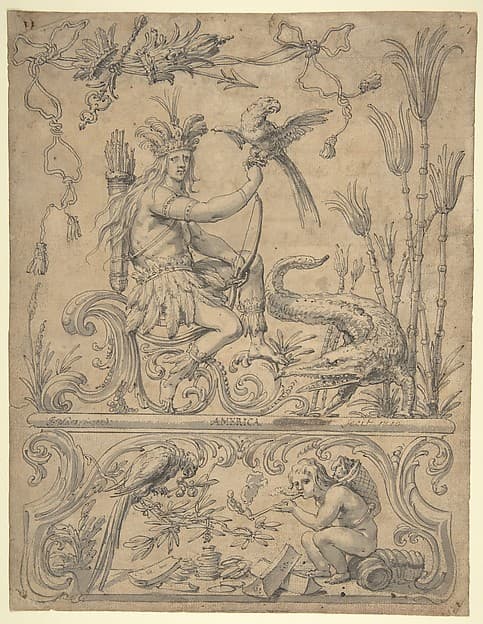 Allegory of America, from the Four Continents
