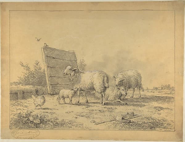 Sheep in a Landscape