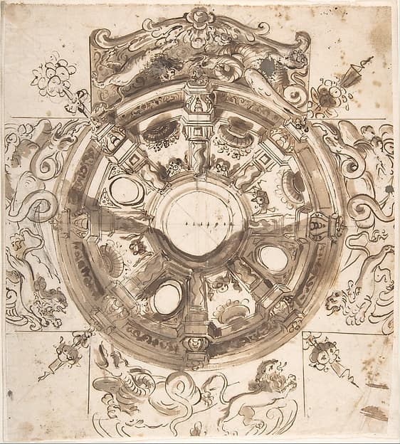 Study for a Ceiling Decoration