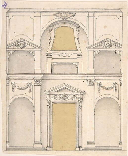 Design for a Wall Elevation over Two Floors