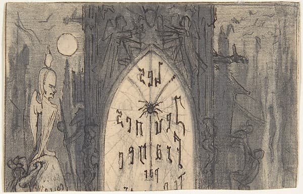 Study for frontispiece for "Les Jeunes France" by Theophile Gautier