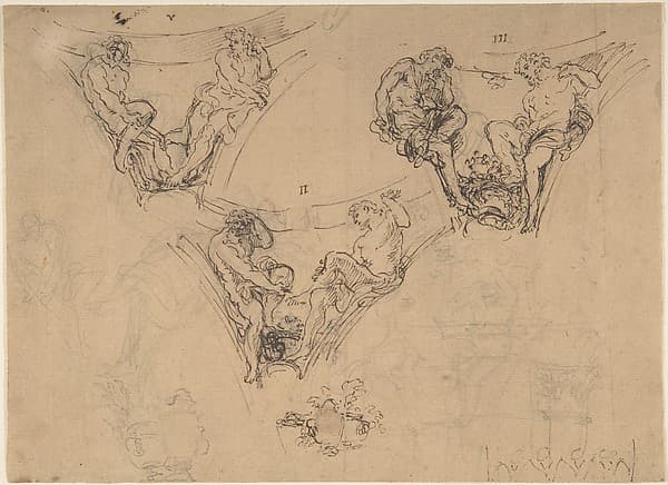 Three Studies for Spandrel Figures