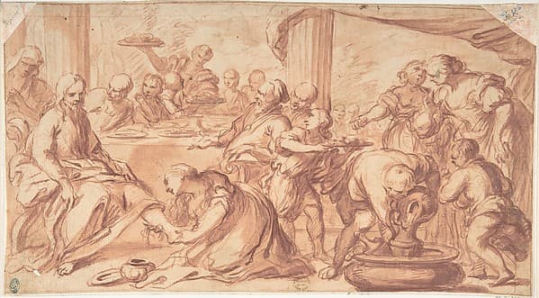 Mary Magdalen Washing Christ's Feet
