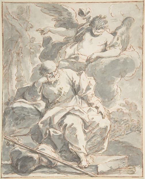 Angel Appearing to an Old Man