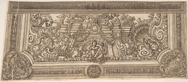 Design for the Trompe L'Oeil Decoration of a Ceiling