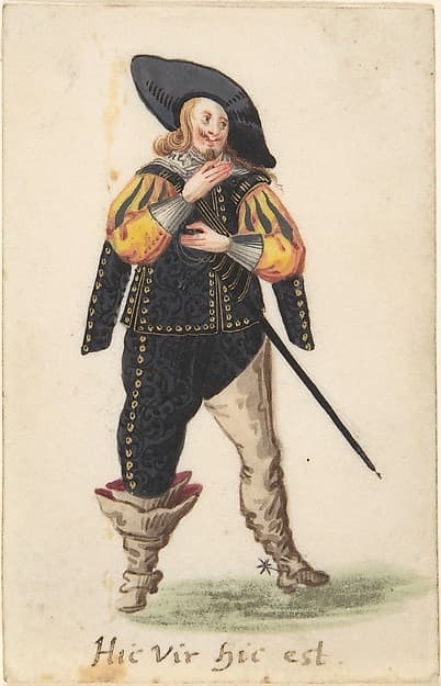 A Standing Cavalier