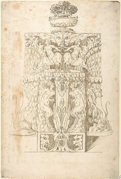 Design for a Wall Fountain