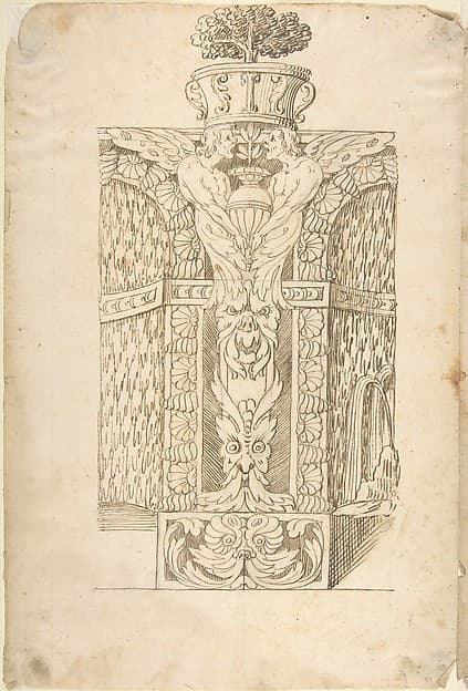 Design for a Wall Fountain