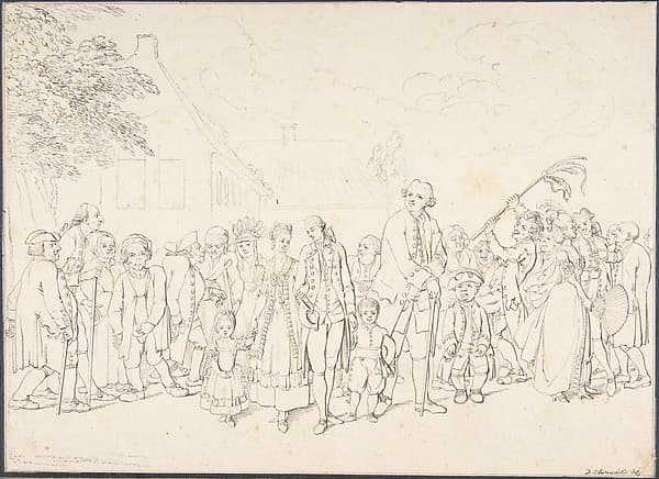 An Aristocratic Family Visiting Paupers