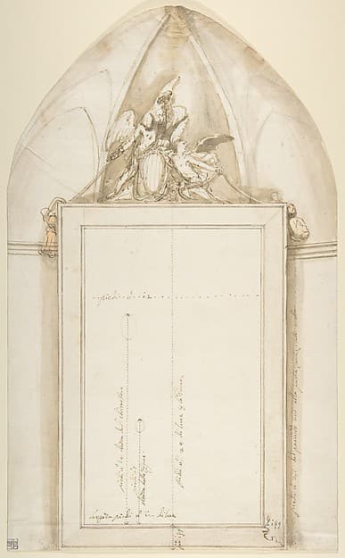 Frame for a Painting of Saint Christopher