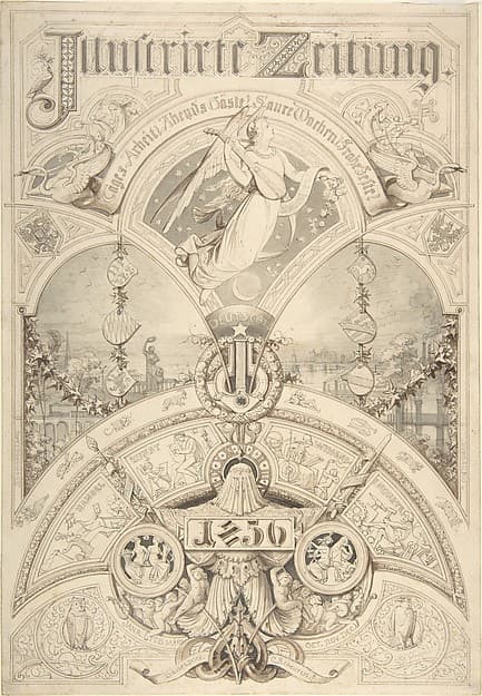 Title Page for "Illustrirte Zeitung 1856"