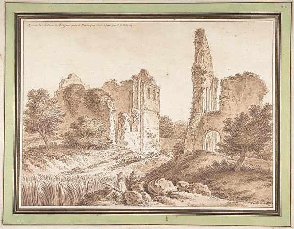Ruins of the Château of Becoiseau, near Mortcerf (seine-et-Marne)