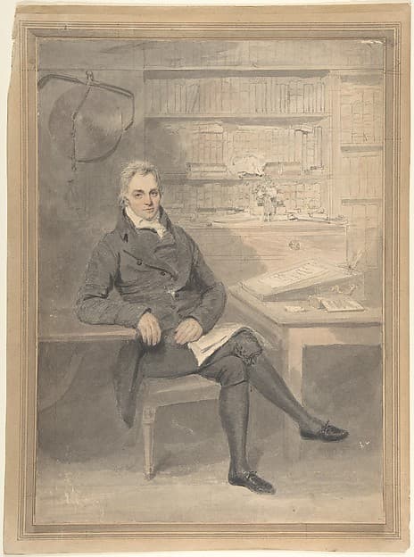 Portrait of a Man, Seated in Front of a Writing Desk