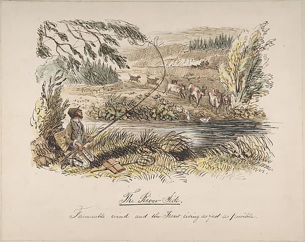 "The Riverside, Favourable Wind and the Trout Rising as Fast as Possible"