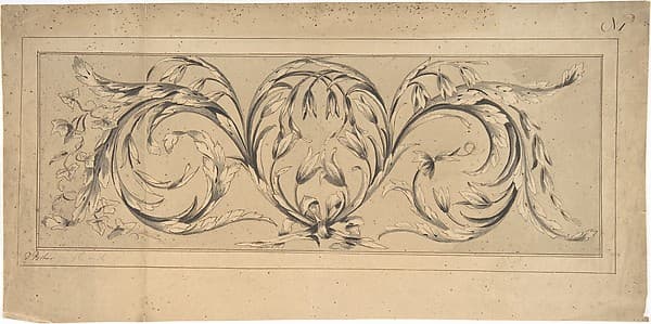 Design for Frieze of Foliage
