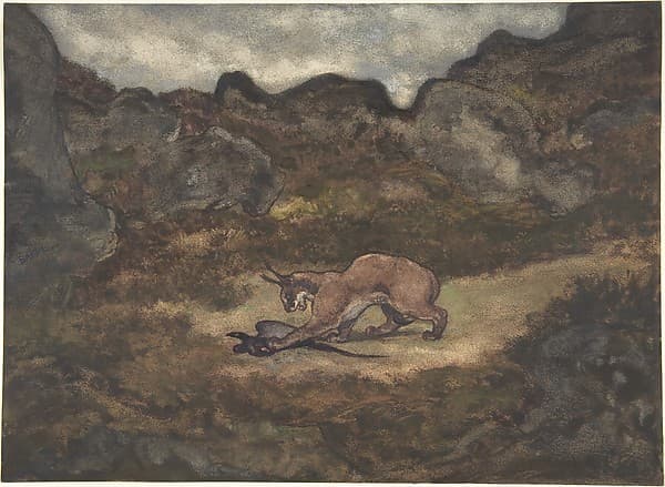 Caracal and Pheasant