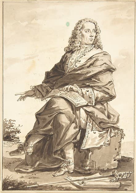 Portrait of J.-B. de Boyer, Marquis d'Argens