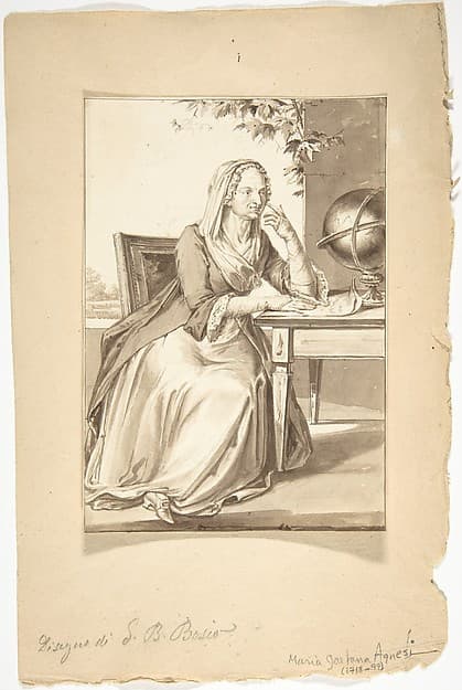 Portrait of Maria Gaet - Agnesi